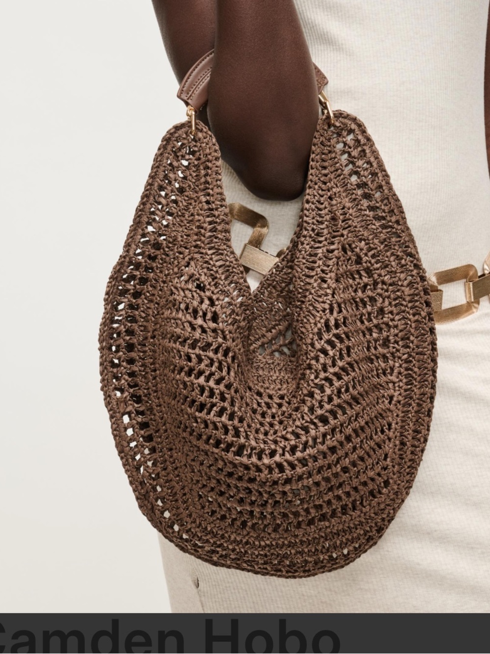 Urban Expressions Raffia Hobo Bag - Picture 6 of 11